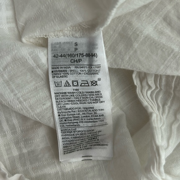 GAP White Midi Dress 100% Cotton - Picture 5 of 5